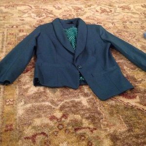 Teal blazer!