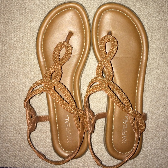 brown sandals