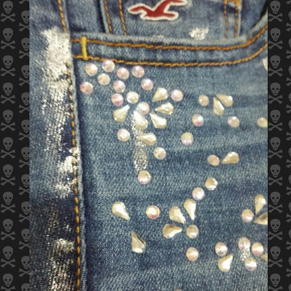 Hollister Skinny Bling Jeans sz 26x31 - Picture 4 of 4