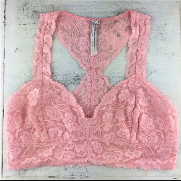 Free People Other - [Free People] Galloon Lace Racerback Crop Bralette