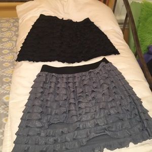 2 Ruffled Skirts