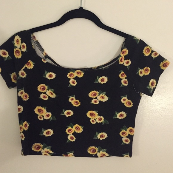 Sunflower Crop Top