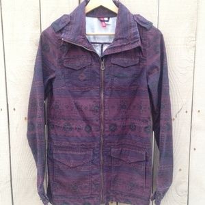 H&M Tribal Print Cargo Jacket