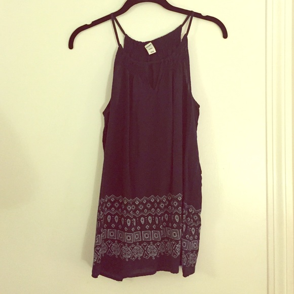 Navy blouse