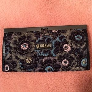Anna Sui fabric wallet