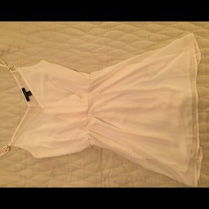 White/Cream Spaghetti Strap Dress