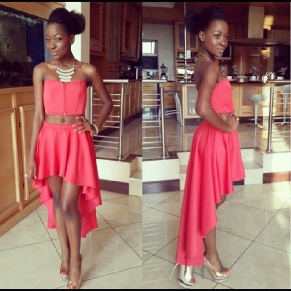 Custom Two Piece - High Low Skirt & Corset Top