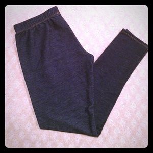 Denim look leggings