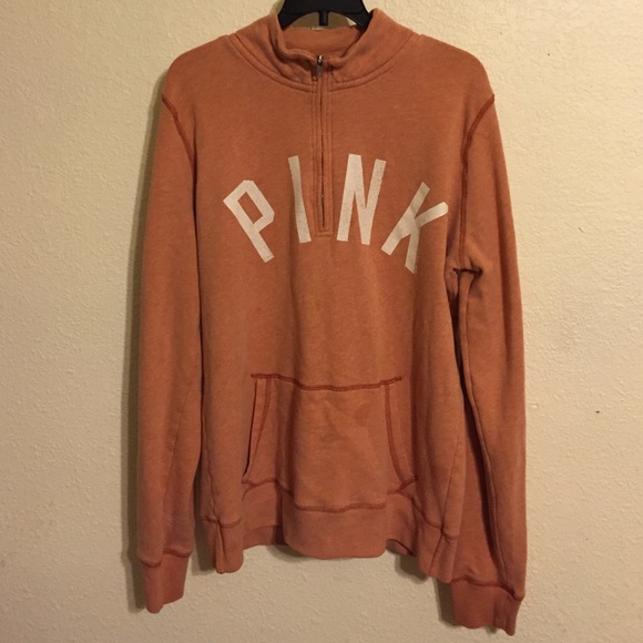 PINK Longhorns half zip