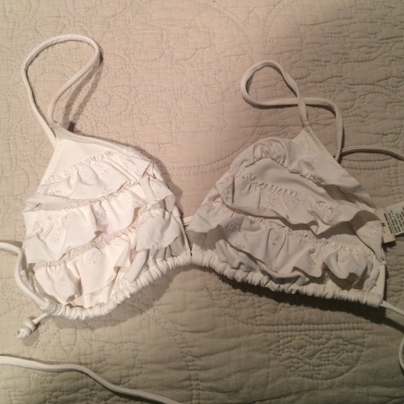 White bikini top