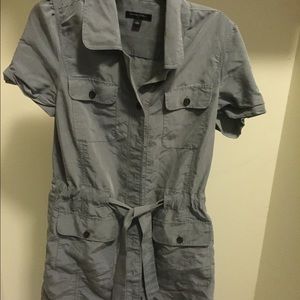 Gray banana republic dress