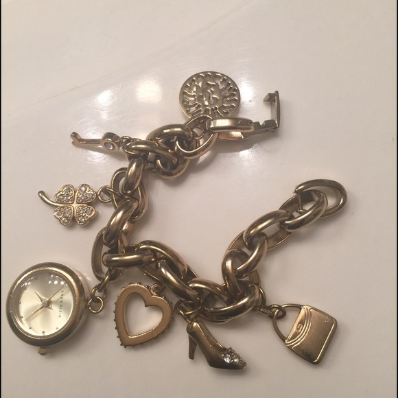 Anne Klein charm watch bracelet