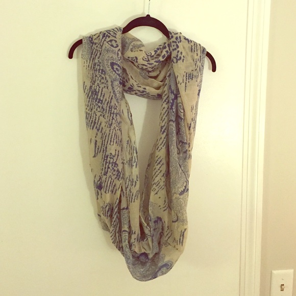 Blue Infinity Scarf