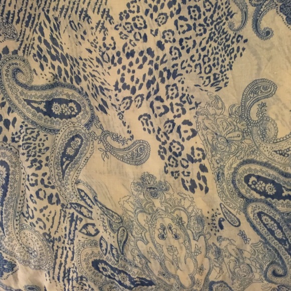 Blue Infinity Scarf - Picture 2 of 2