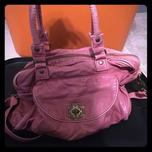 Urban outfitter pink leather purse
