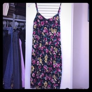 90s floral print dress