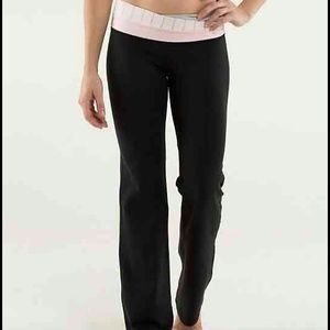 Lululemon astro pant pink slalom size 6