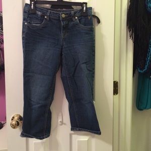Justice denim capris