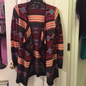 Aztec print sweater