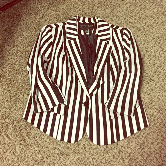 Striped blazer