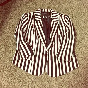 Striped blazer