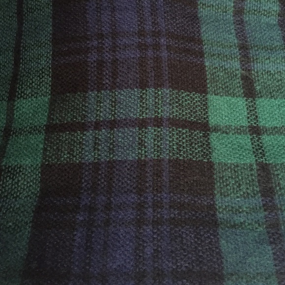 Blanket Scarf green/blue - Picture 3 of 4