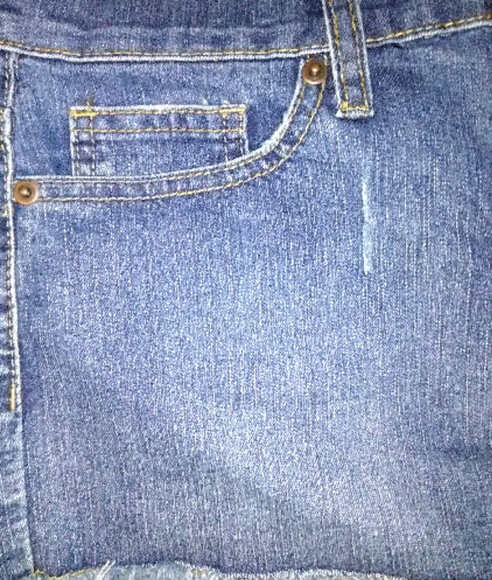 F21 denim shorts