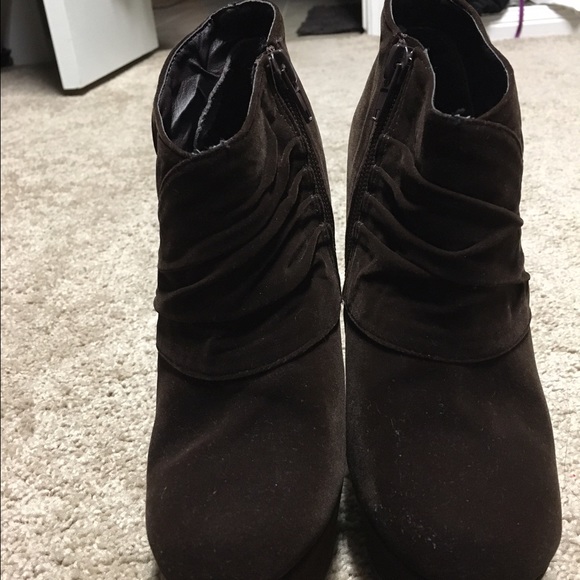 Brown Suede Boots