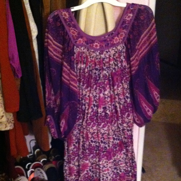 Vintage peasant dress