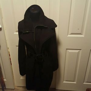 Black trench coat