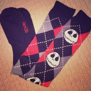 DISNEY KNEE high Socks, Jack Skellington!