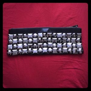 Studded clutch purse