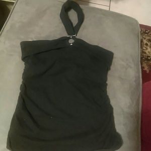 Adorable black halter top