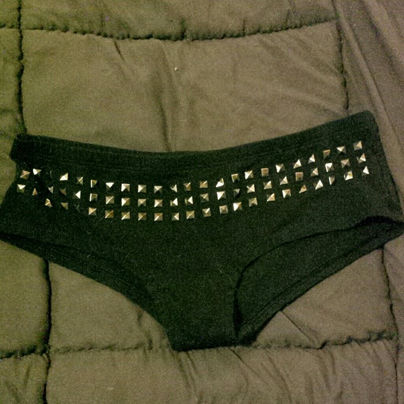 Black Studded Panty