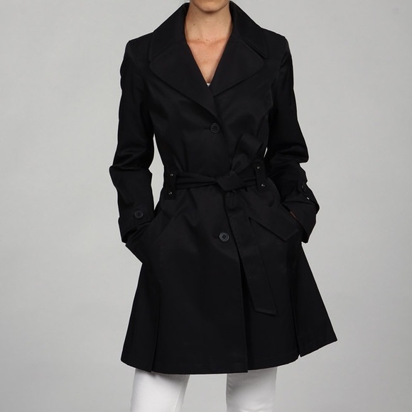 DKNY Belted Rain/Trench Coat
