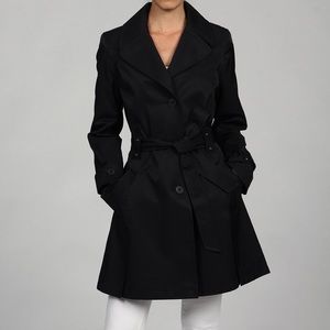 DKNY Belted Rain/Trench Coat