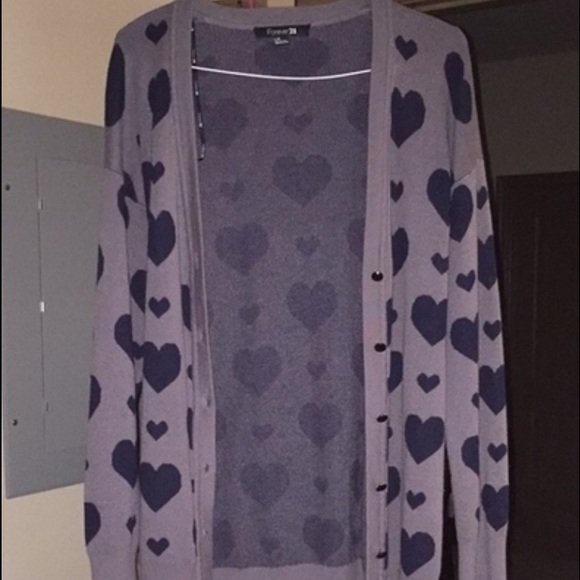 Heart Boyfriend Cardigan
