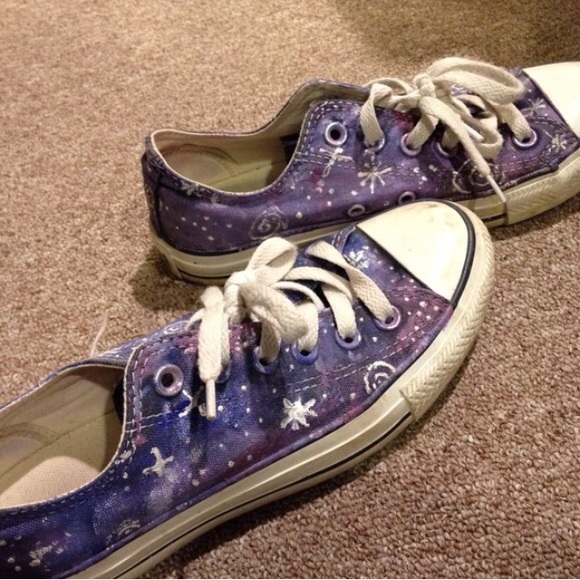 Converse Shoes - GALAXY CONVERSE + glitter!!!!!