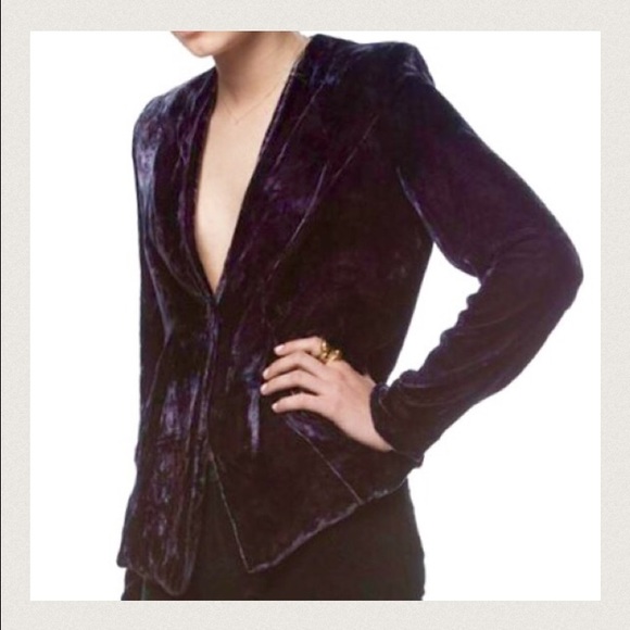 Gypsy 05 Jackets & Blazers - Gypsy 05 Velvet Panel Blazer