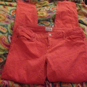 Aeropostale peach jeggings