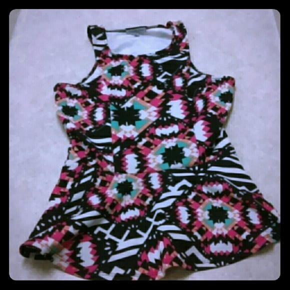 Aztec Print Top
