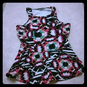 Aztec Print Top
