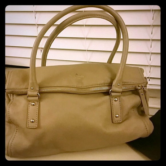 Grey Kate Spade Handbag