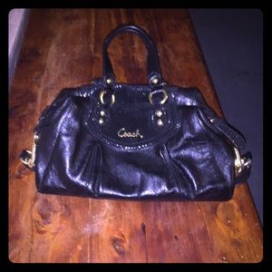 Coach Ashely satchel in leather