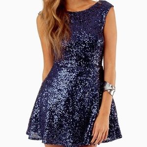 Tobi Midnight Sequin Vina Dress