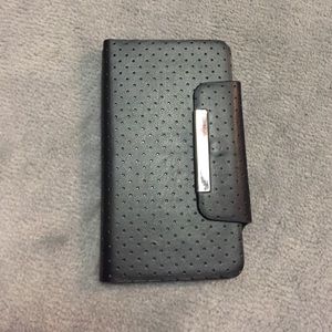 Black Phone Case/ Wallet IPhone 6