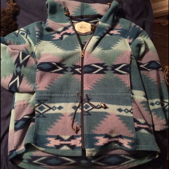 Woolrich Jackets & Blazers - Tribal Patterned Woolrich Fleece