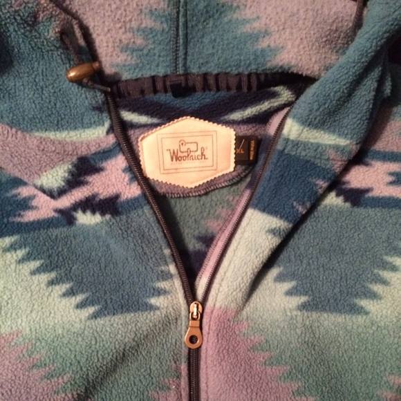 Tribal Patterned Woolrich Fleece - Picture 2 of 4
