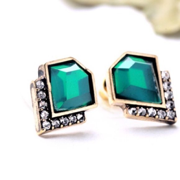 Beautiful emerald earrings - Picture 2 of 3