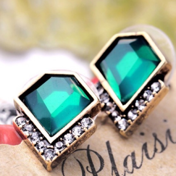 Beautiful emerald earrings - Picture 3 of 3